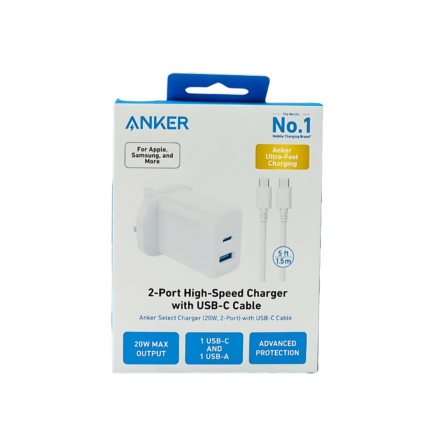 USB C Charger, Anker 20W USB C Fast Wall Charger, iPhone Charger